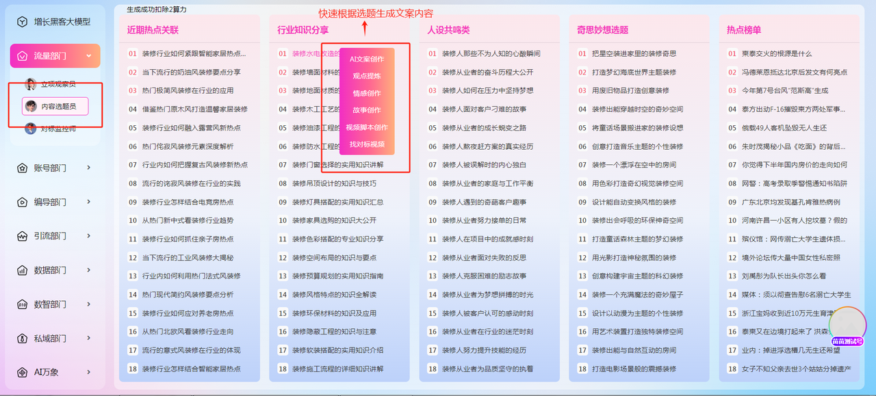 AI流量体矩阵系统【正版授权】